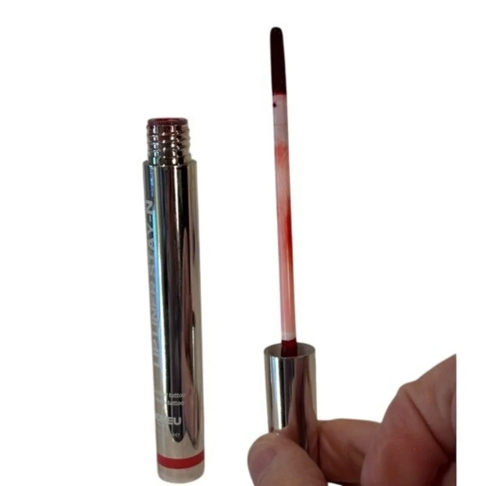 Sacheu Lip Liner Stay-N Left on Red 00 Peel-Off Tattoo‎ Red Excellent Condition